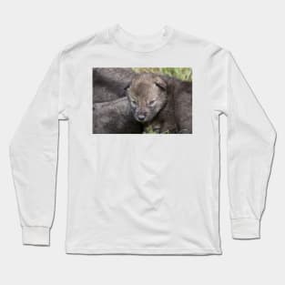 Timber Wolf Pup Long Sleeve T-Shirt